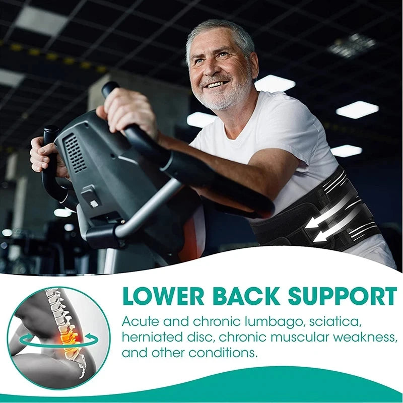 Adjustable Lumbar Support Belt for Back Pain