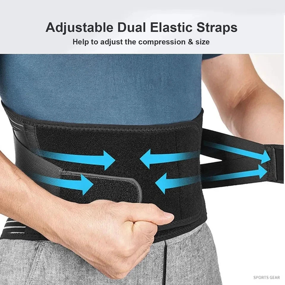 Adjustable Lumbar Support Belt for Back Pain