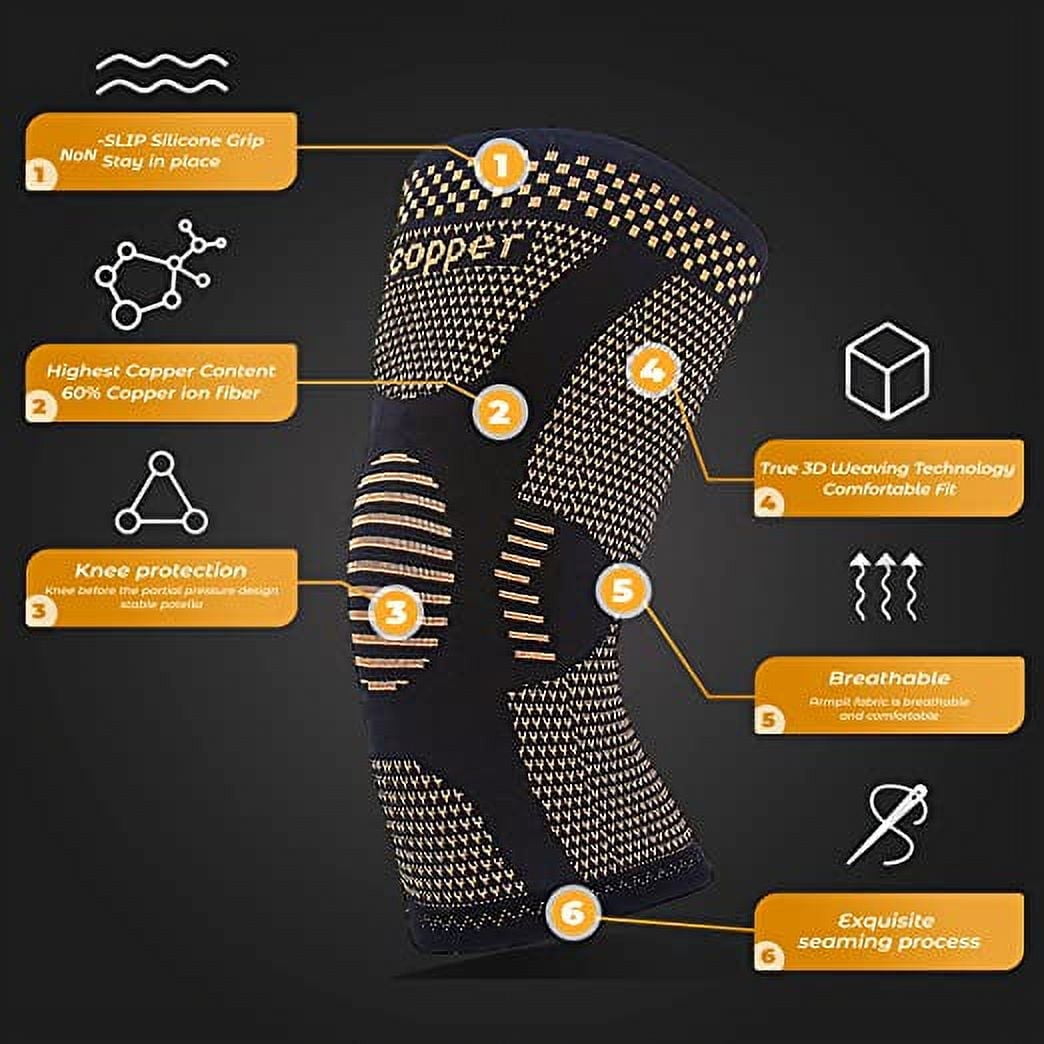 Copper Knee Brace for Knee Pain